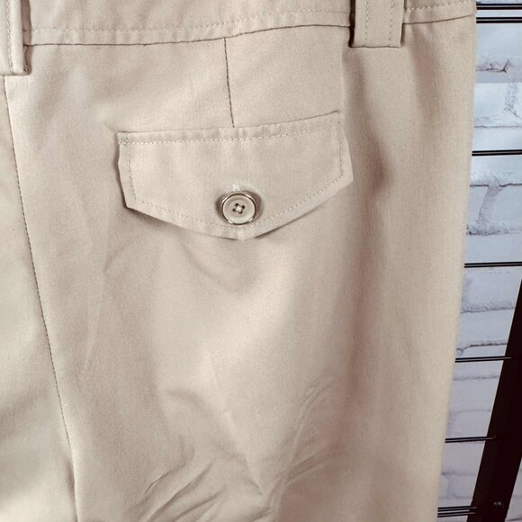 Sharagano Khaki Capri Pants - Size 10 - Picture 4 of 8